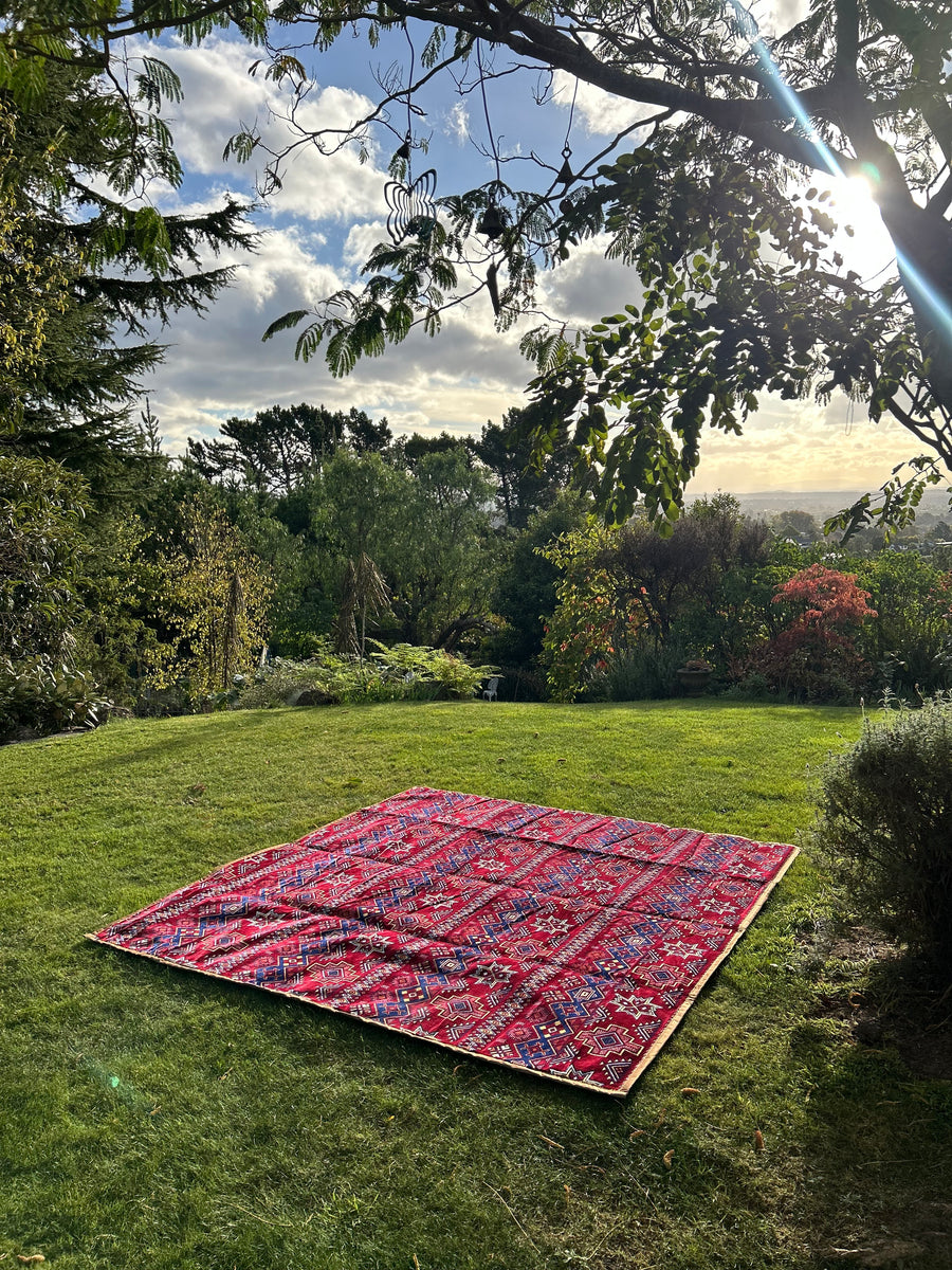 LAYLA RED 2x2m OUTDOOR RUG – Intrepid Home